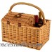 Freeport Park 2 Person Reed Willow Picnic Basket FRPK1514
